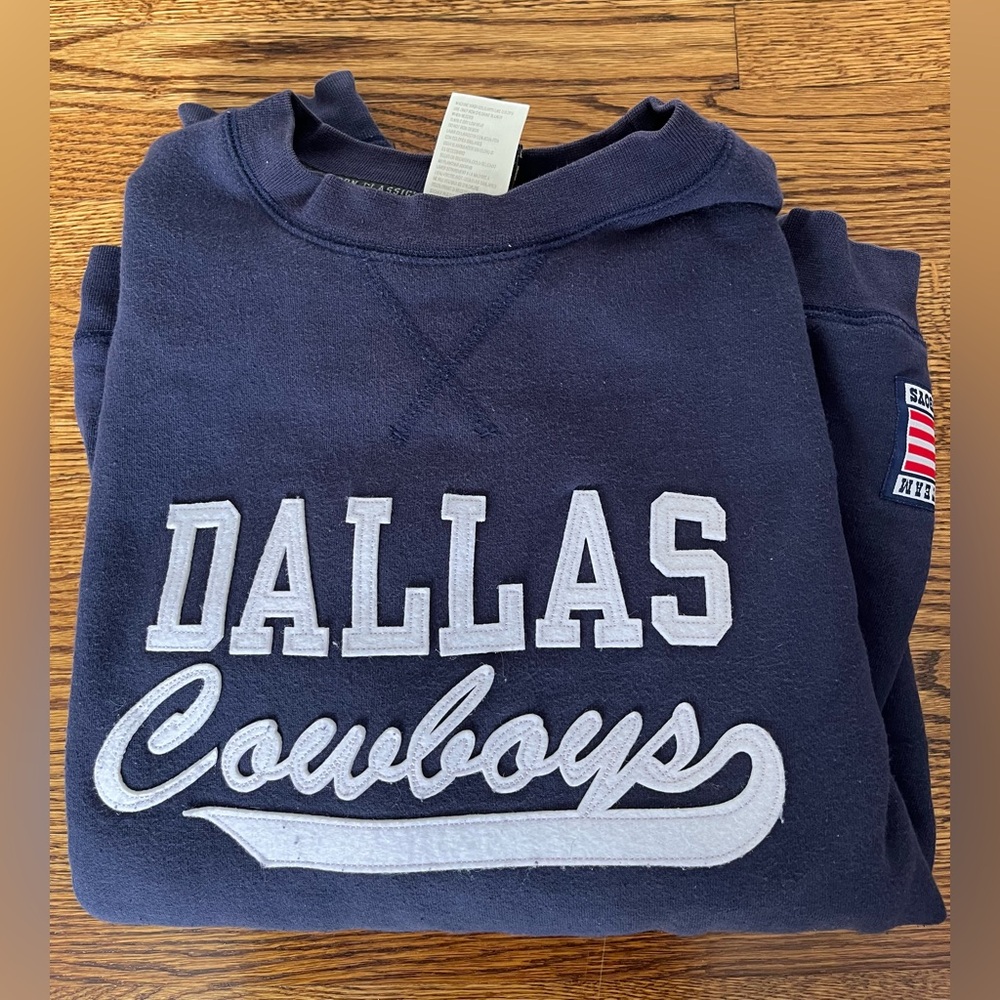 NFL Dallas Cowboys Navy Crewneck Sweater